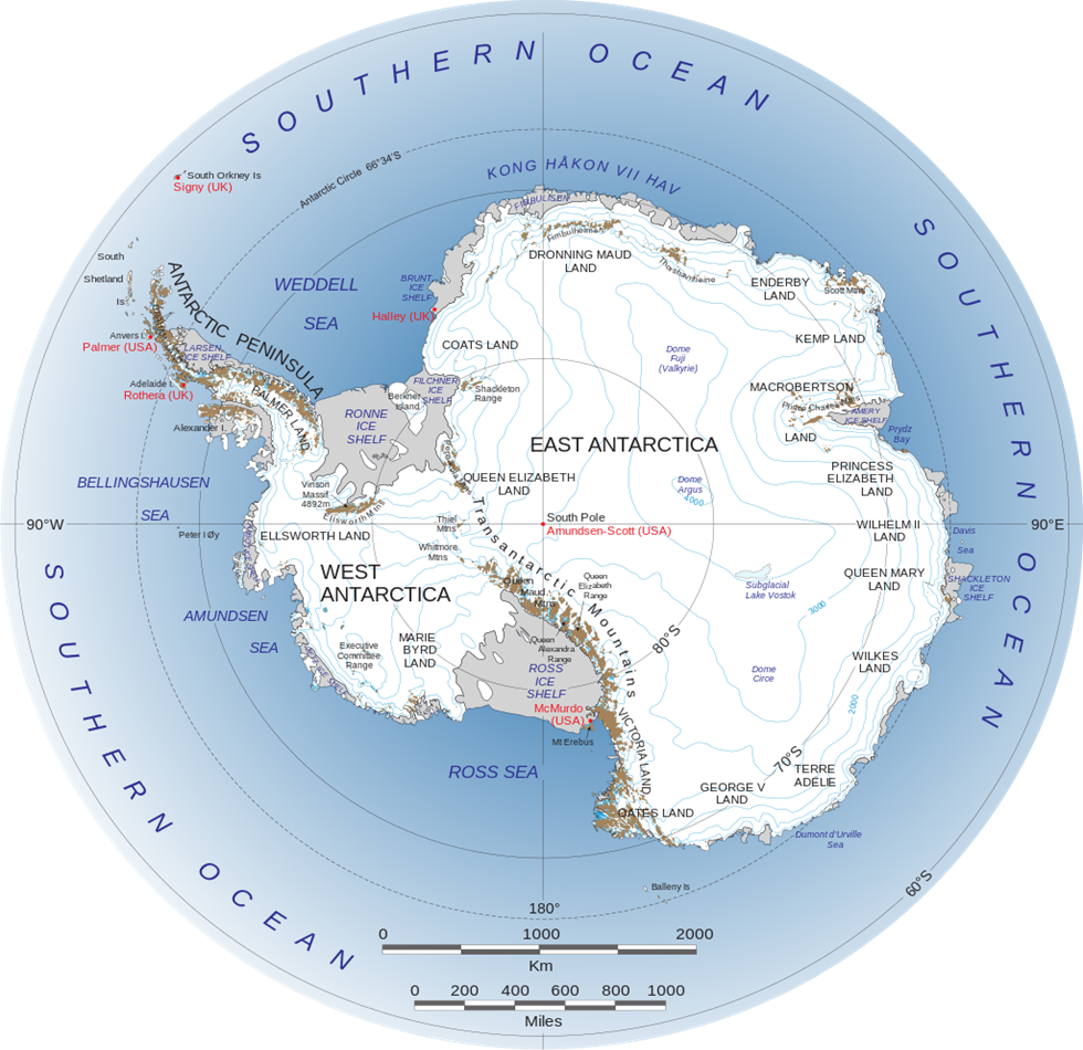Antarctic Peninsula (Image credit: By Landsat Image Mosaic of Antarctica)